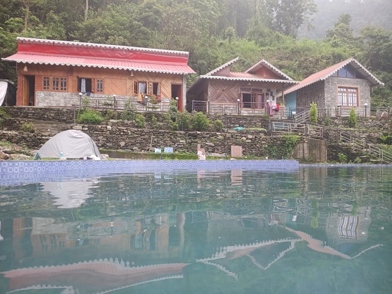 Tea gardens rolling through the hills